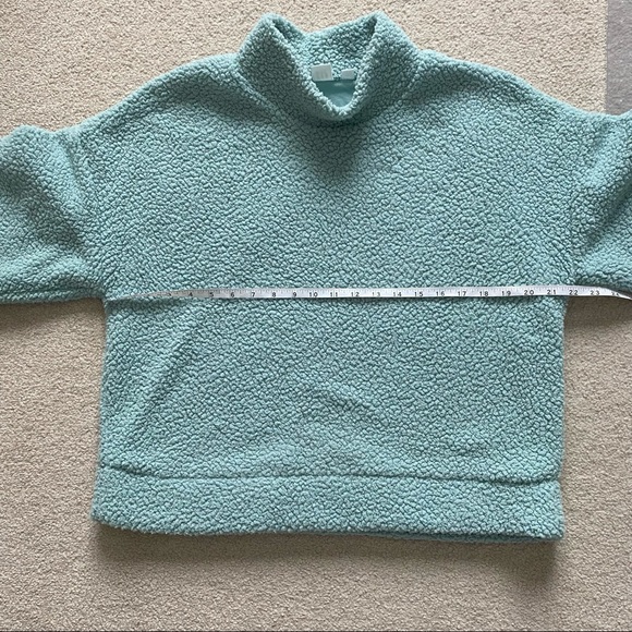 👚Gap Mock Neck Oversized Sherpa Sweater - Picture 8 of 9